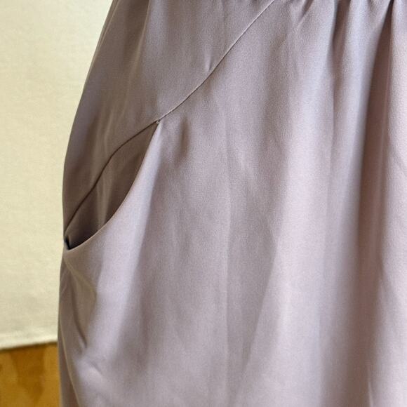 Aritzia Wilfred Sabine Dress Sleeveless Faux Wrap Size Med Mini Ballet Feminine - Picture 8 of 12